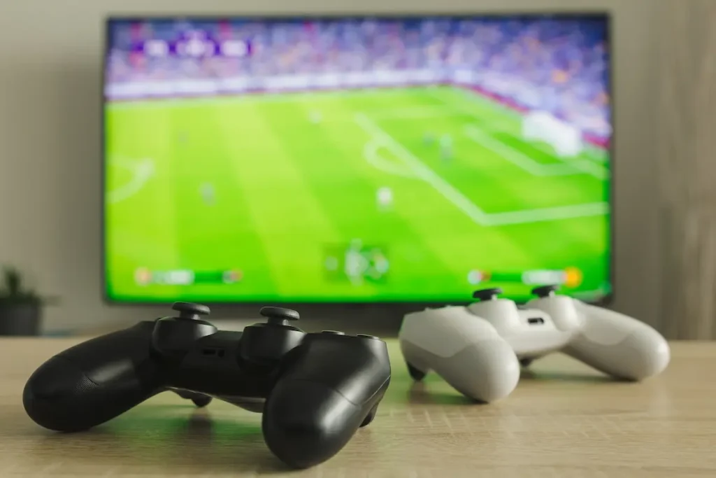 オンラインゲームをプレイしているイメージ